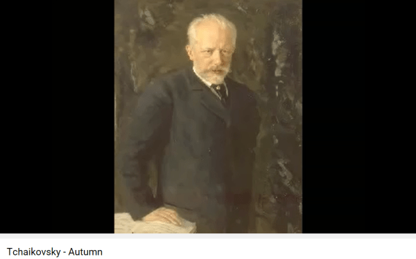 Tchaikovski Chant d'automne