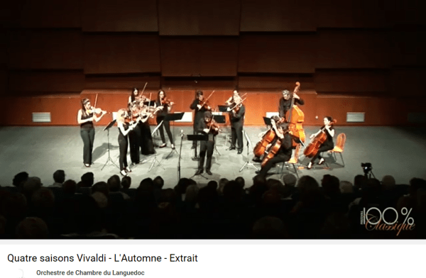 Vivaldi 4 saisons l'automne