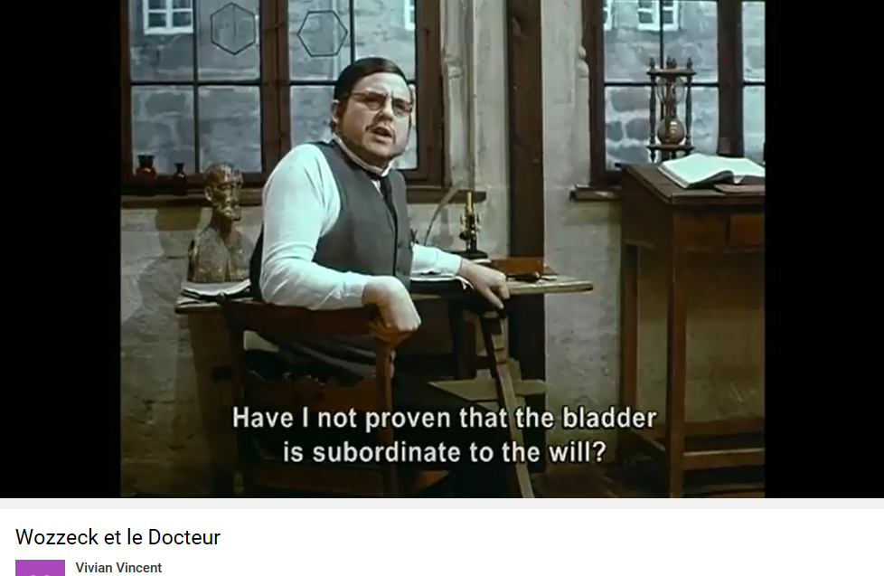 Berg Wozzeck le docteur