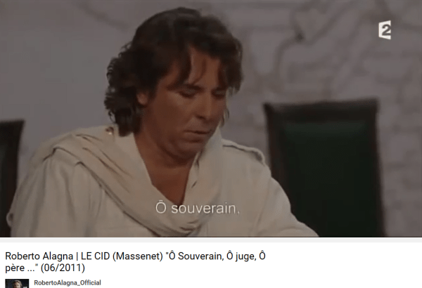 Massenet Le Cid O Souverain
