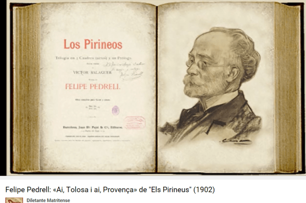 Pedrell los Pirineos (Els Pirineus)