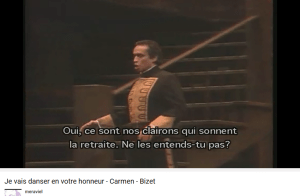 Bizet Carmen clairons qui sonnent la retraite