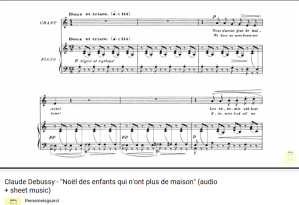 Debussy Noël des enfants...
