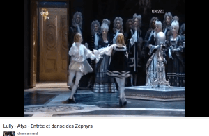 Lully Atys danse des Zéphirs