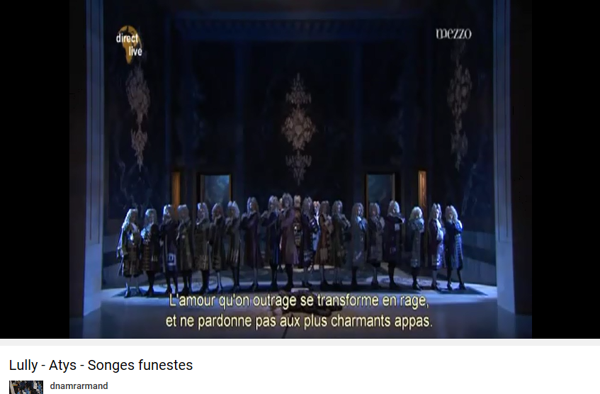 Lully Atys songes funestes