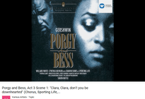 Gershwin Porgy and Bess Clara, Clara