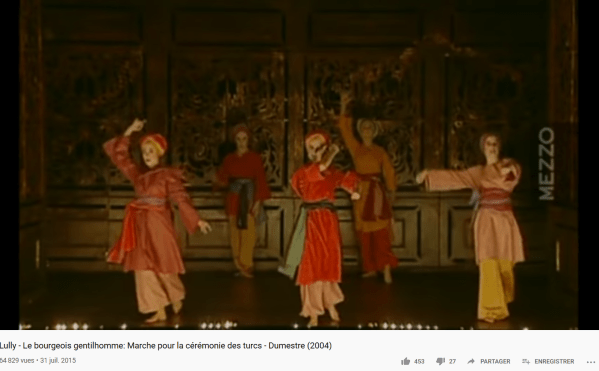 Lully le Bourgeois gentilhomme marche turque