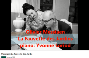Messiaen la Fauvette des jardins