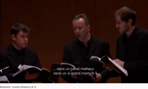 Monteverdi lamento d'Ariane