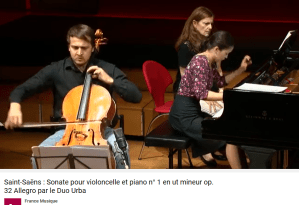 Saint-Saëns sonate piano violoncelle no 1