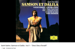 Saint-Saens Samson et Dalila dieu d'Israel