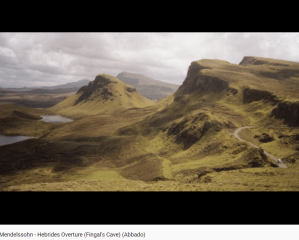 Mendelssohn La Grotte de Fingal