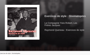 Queneau Exercices de style