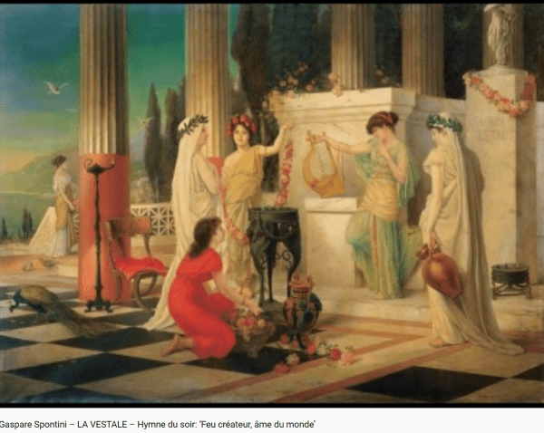 Spontini la Vestale Hymne du soir