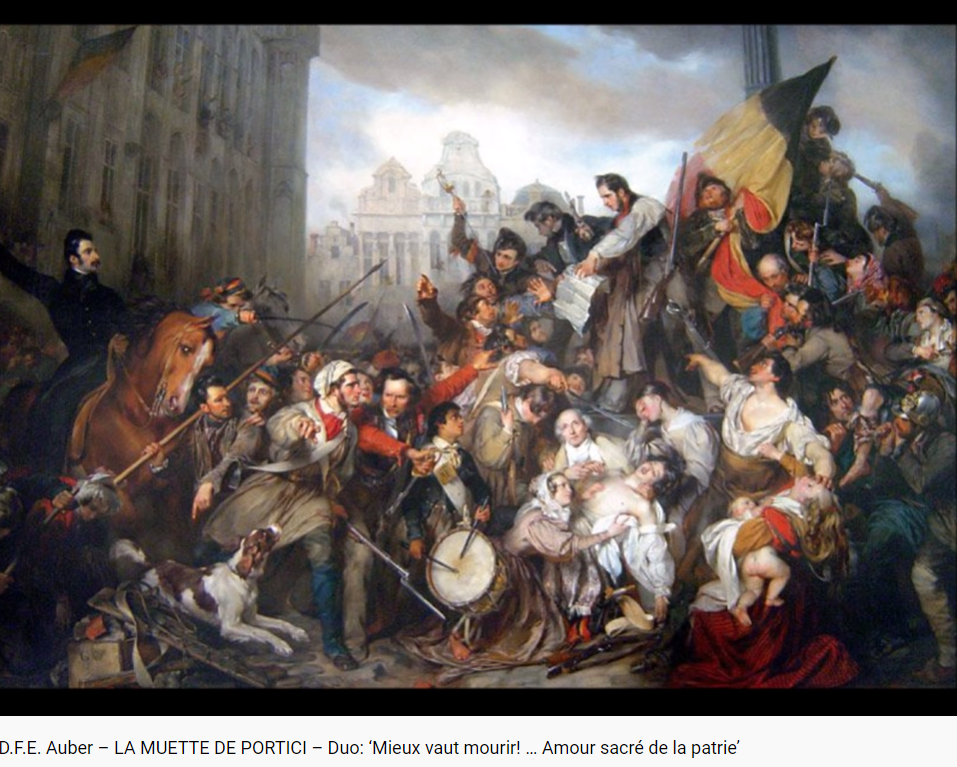 Auber la Muette de Portici amour sacré