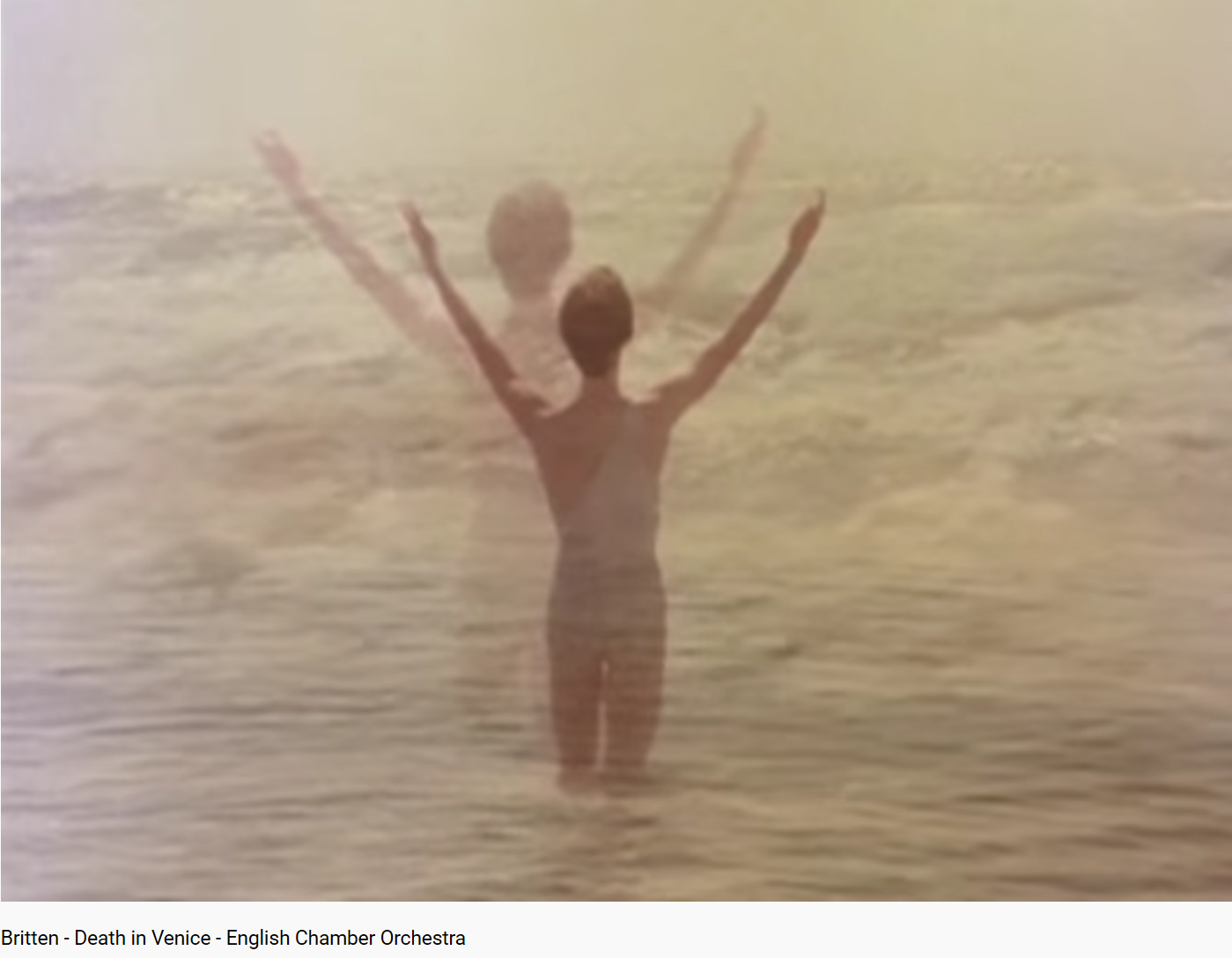 Britten Death in Venice jeux sur la plage