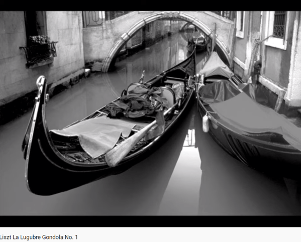 Liszt la gondole funèbre
