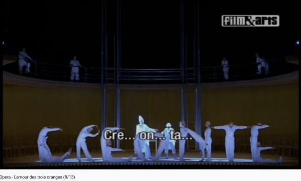 Prokofiev 3 oranges creonte
