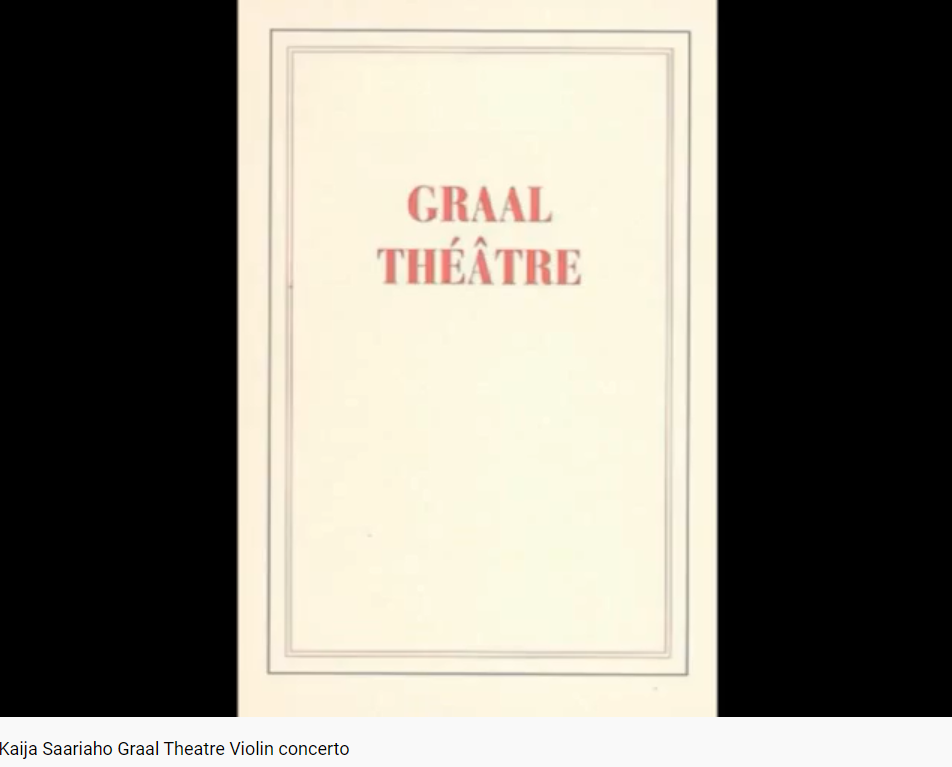 Saariaho Graal Théâtre