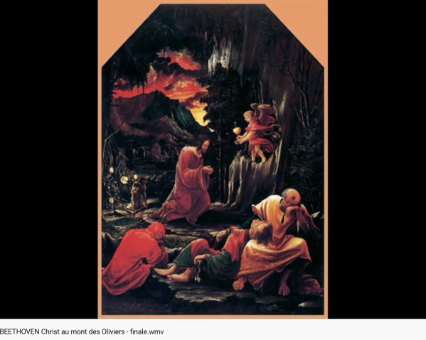 Beethoven Le Christ au mont des Oliviers