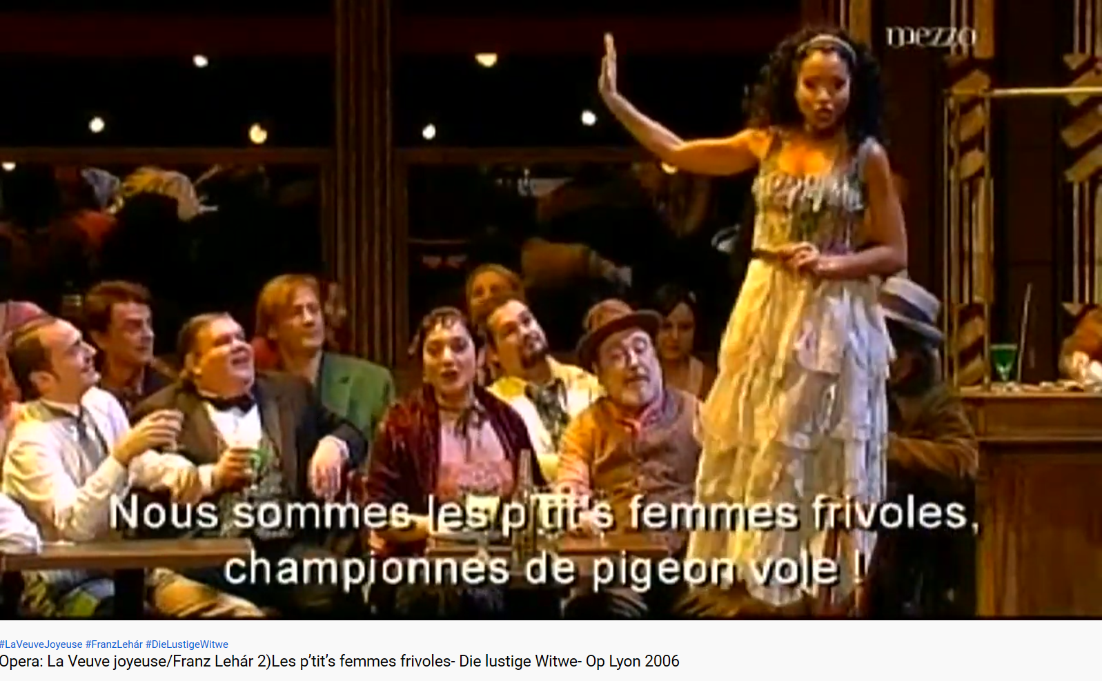 Lehar Die lustige Witwe Les p'tit's femmes frivoles