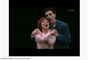 Massenet Manon Nous vivrons à Paris