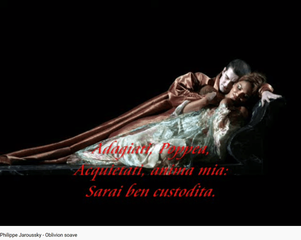 Monteverdi Couronnement de Poppée Oblivion soave