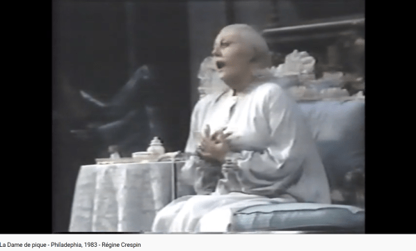 Tchaïkovski La Dame de pique air de la comtesse