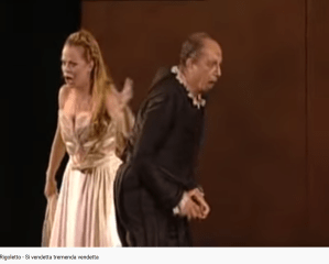 Verdi rigoletti Si vendetta tremenda vendetta