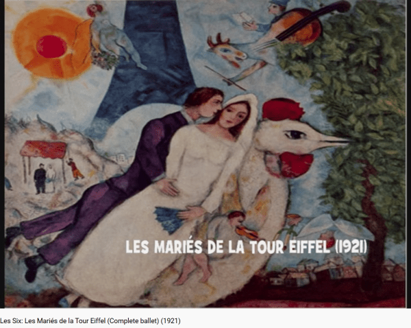 Groupe des six les Mariés de la Tour Eiffel