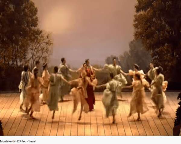 Monteverdi Orfeo Nymphes et bergers
