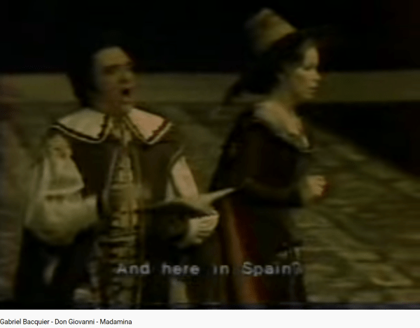 Mozart don Giovanni Air du catalogue (MET)