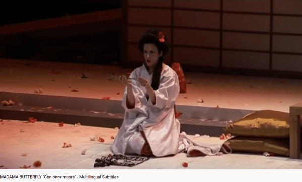 Puccini Butterfly Con onor muore