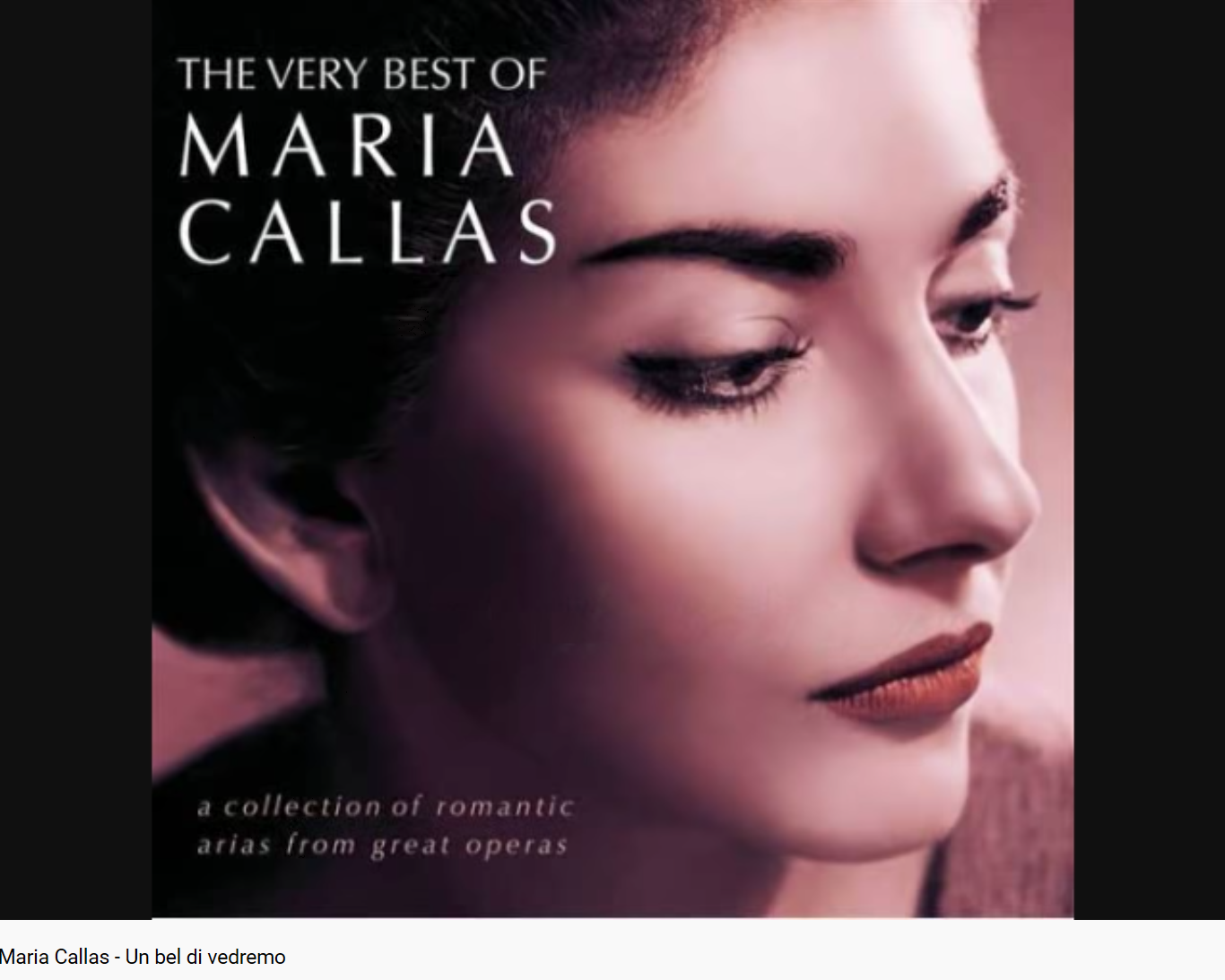 Puccini Butterfly Un bel di vedremo Callas