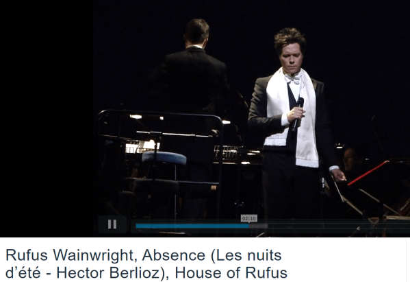 Berlioz Wainwright Nuits d'été absence