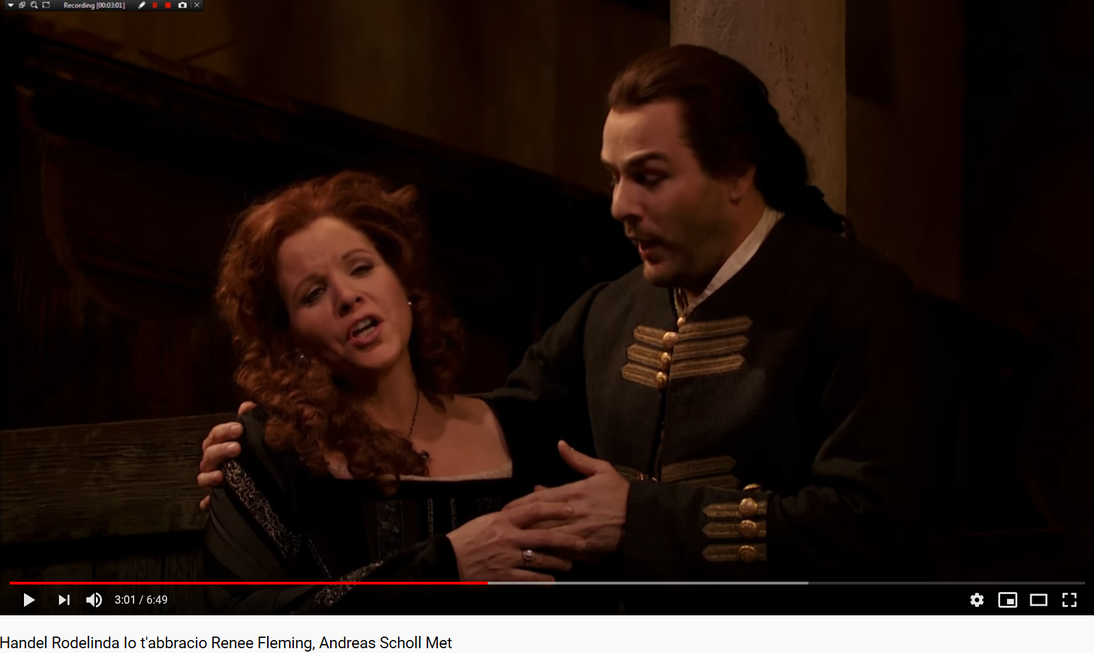 Händel Rodelinda Io t'abbraccio (MET)