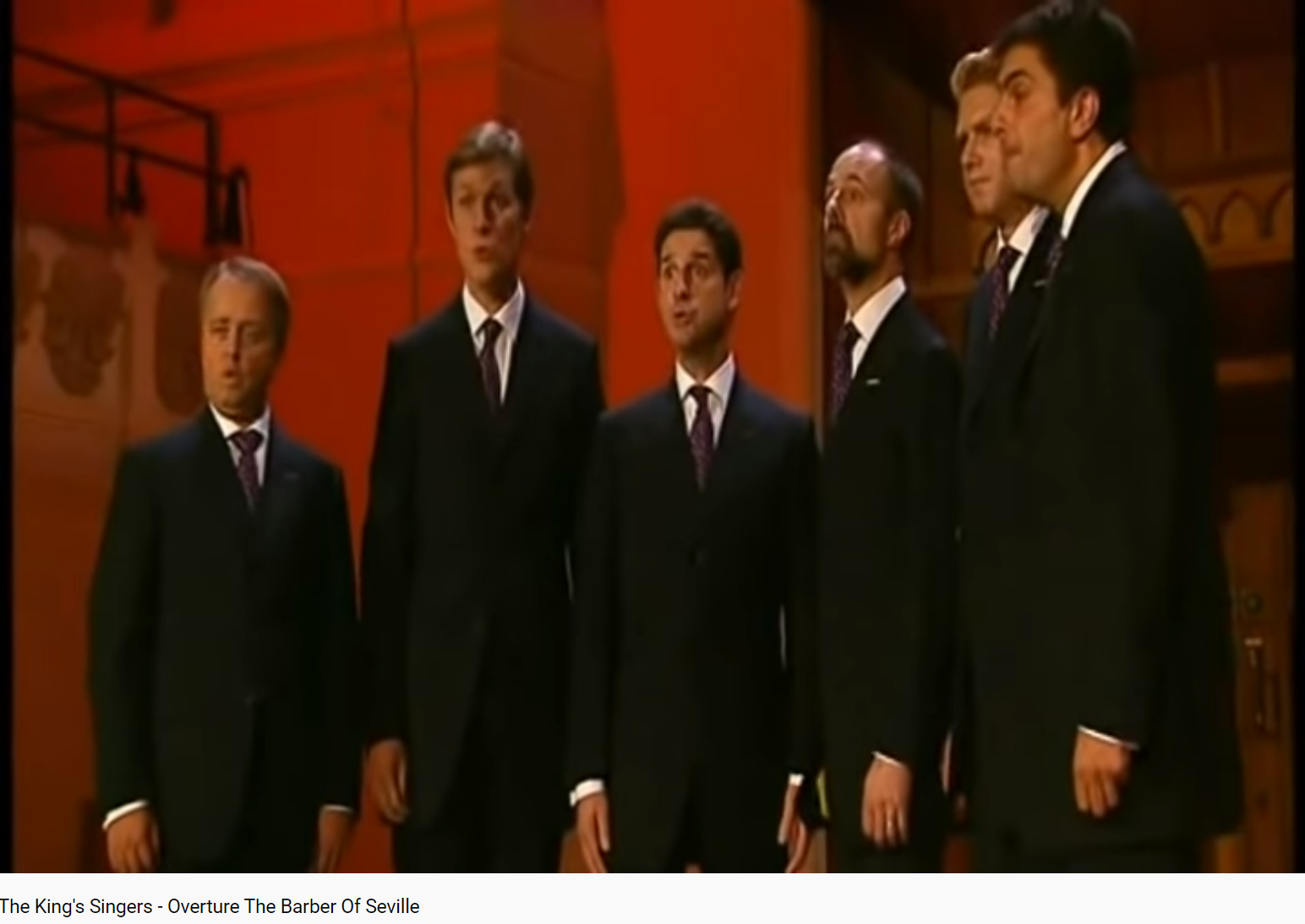 Rossini ouverture du Barbier de Séville King's Singers