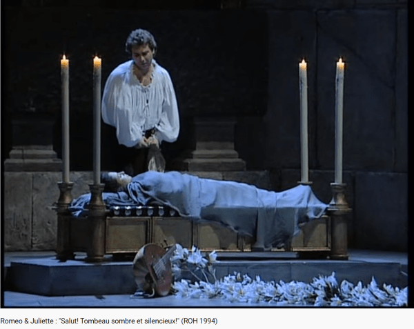 Gounod Roméo et Juliette Salut ! Tombeau sombre et silencieux