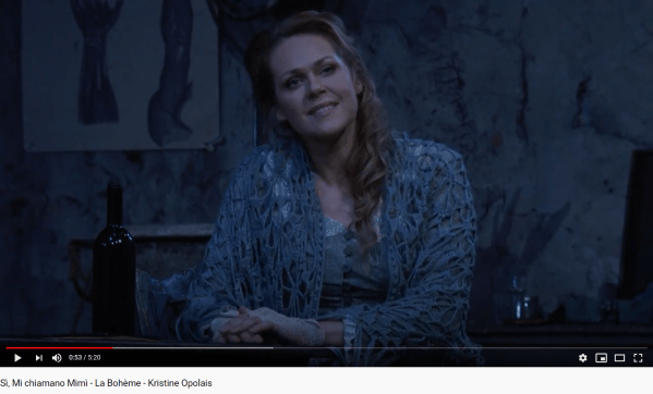 Puccini La Bohème Si, mi chiamano Mimi (MET 2017)