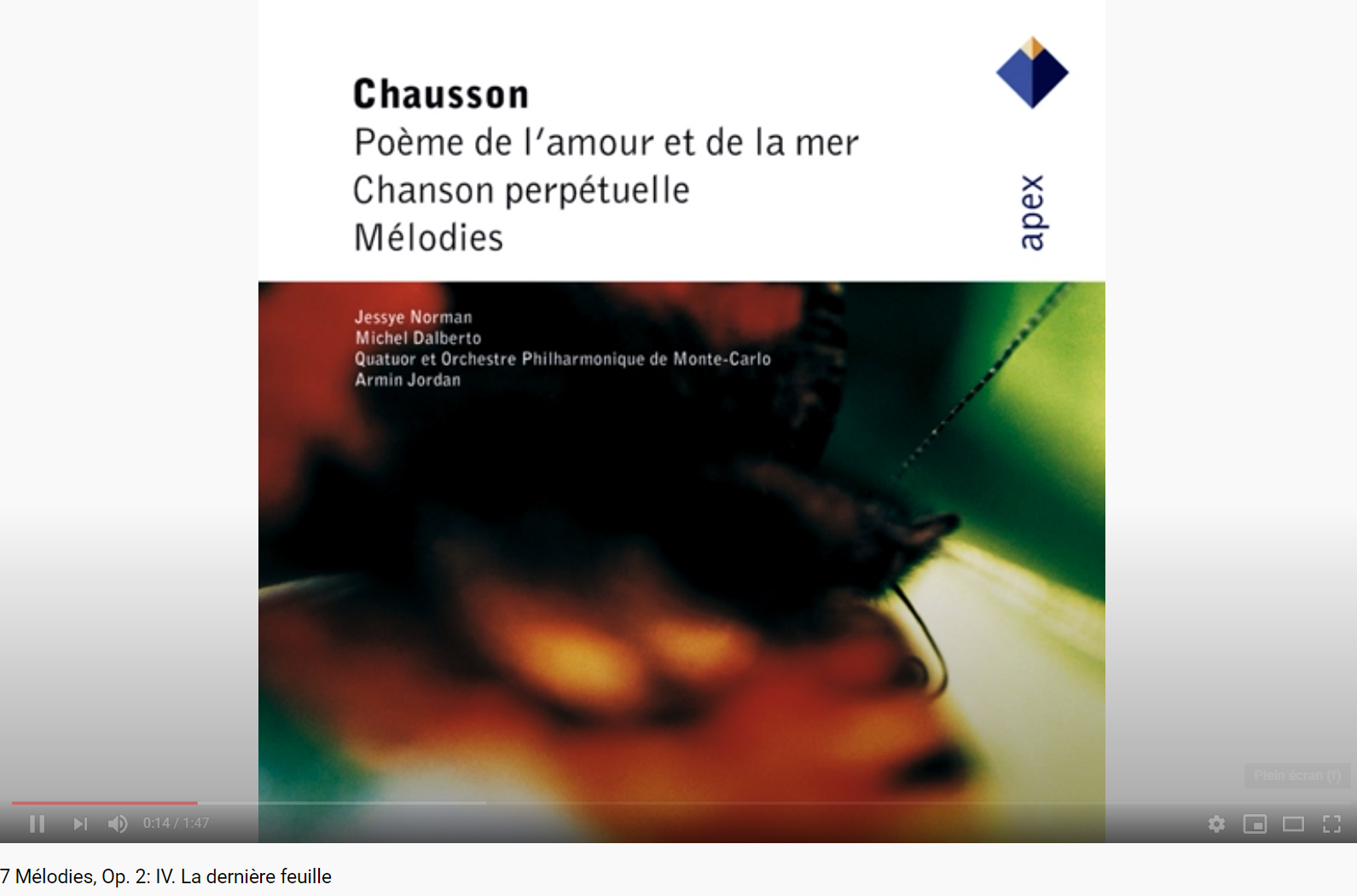 Chausson la dernière feuille Norman