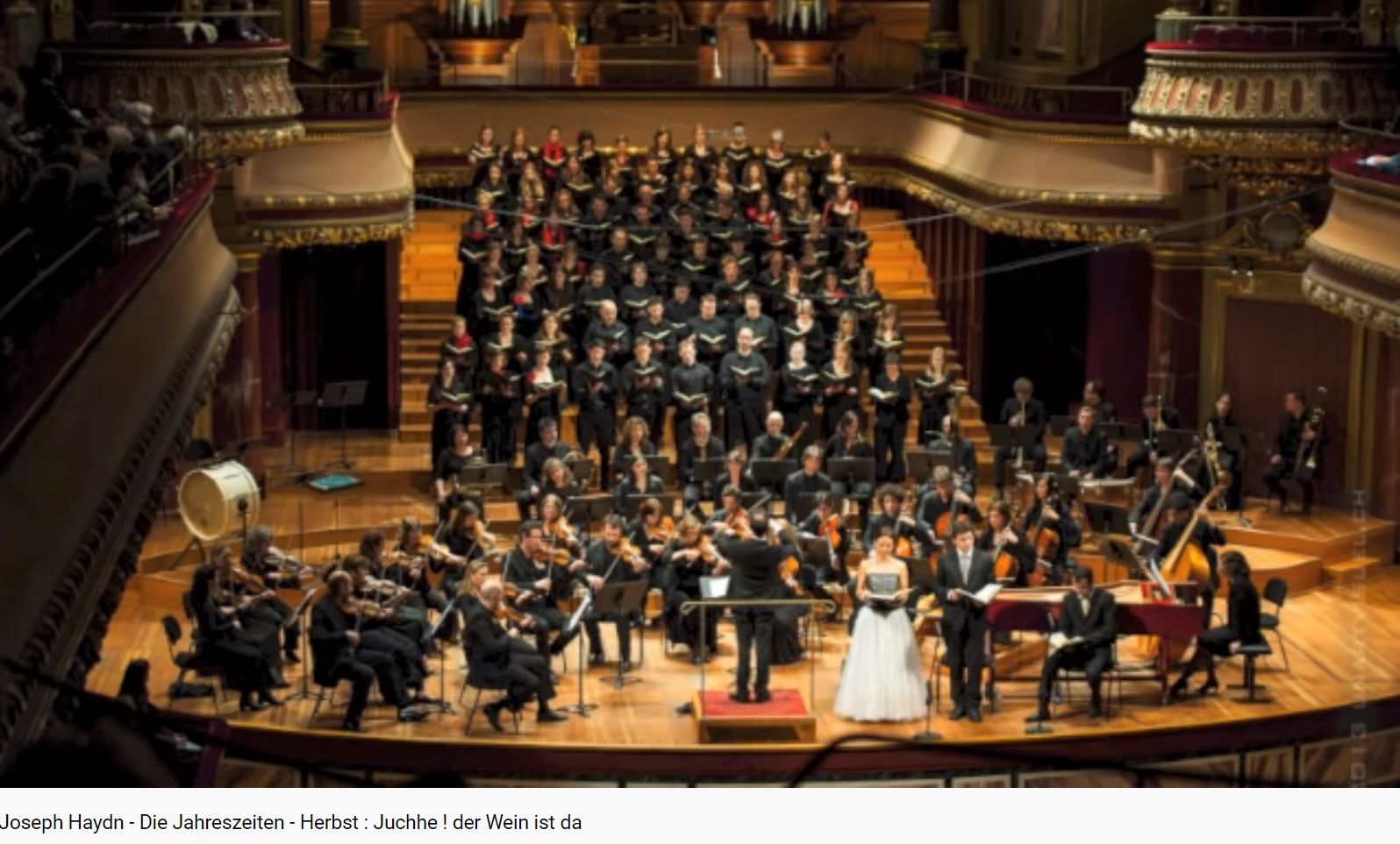 Haydn les Saisons l'automne le Vin est là