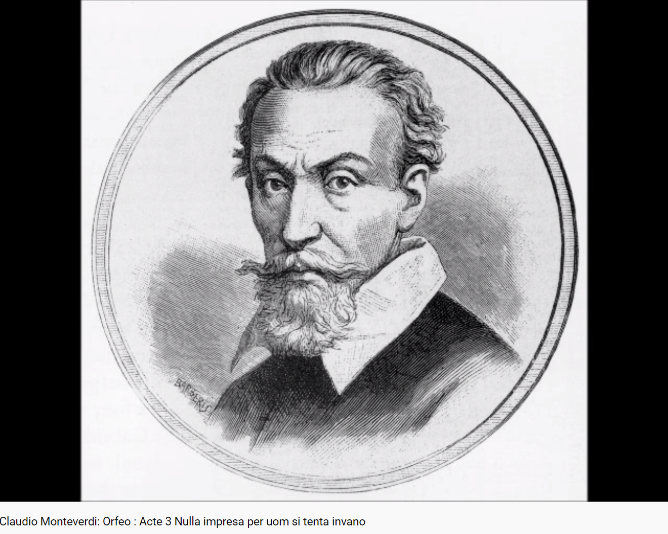 Monteverdi Orfeo Nulla impresa per uom si tenta invano