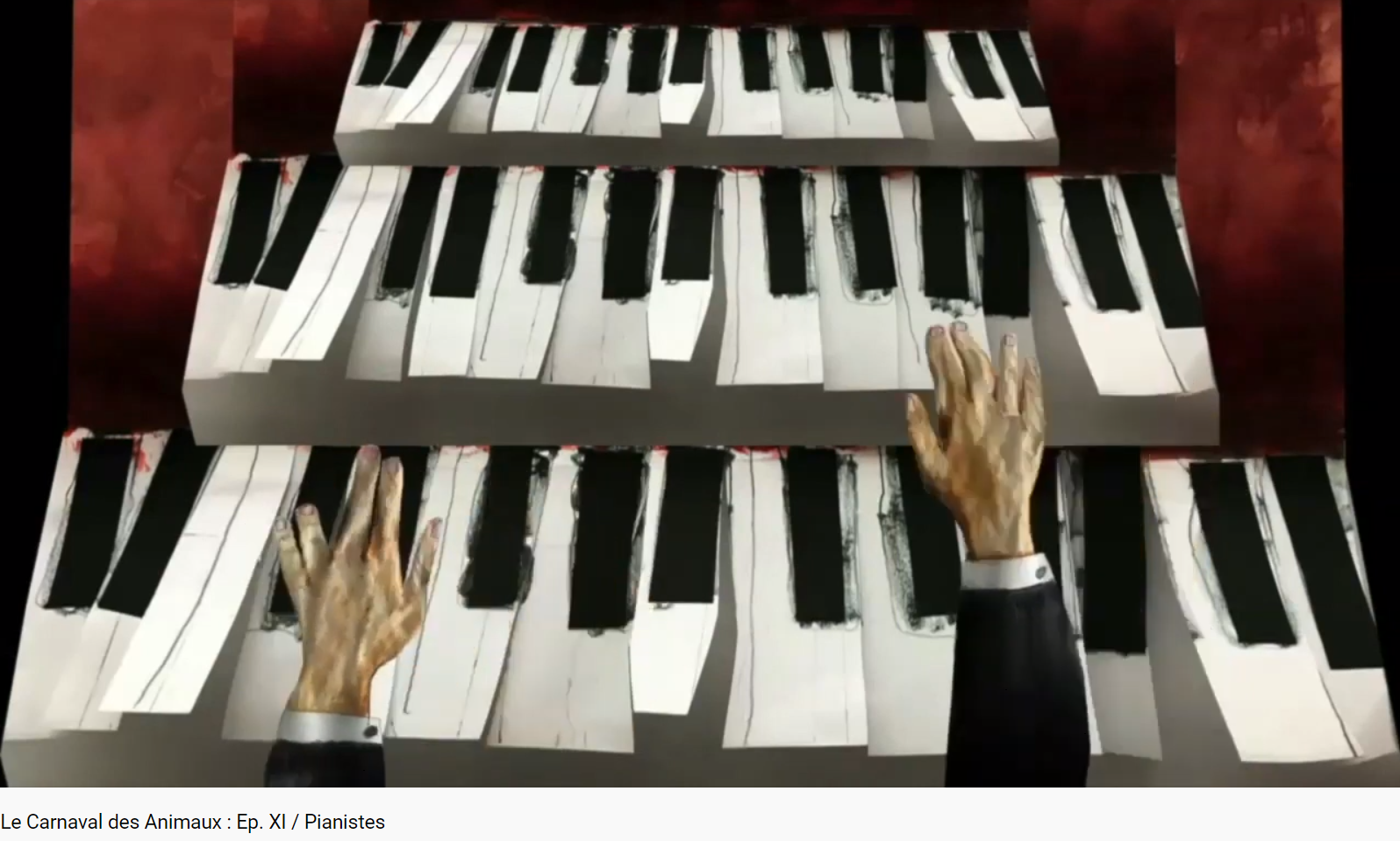 Saint-Saëns Carnaval des animaux pianistes