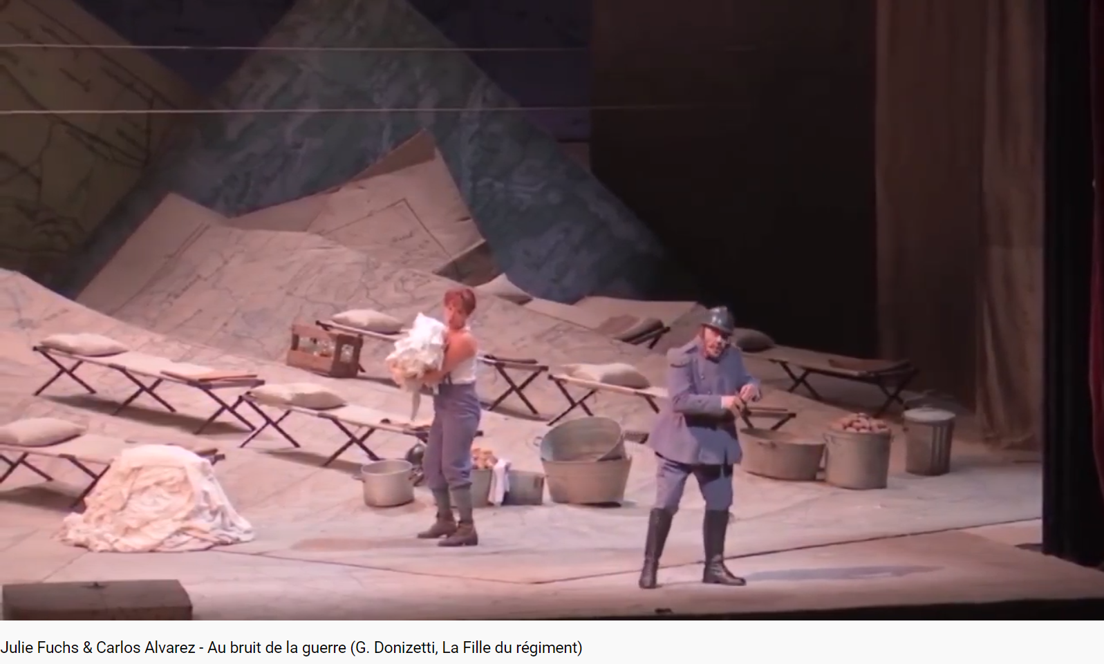 Donizetti La Fille du régiment au bruit de la guerre