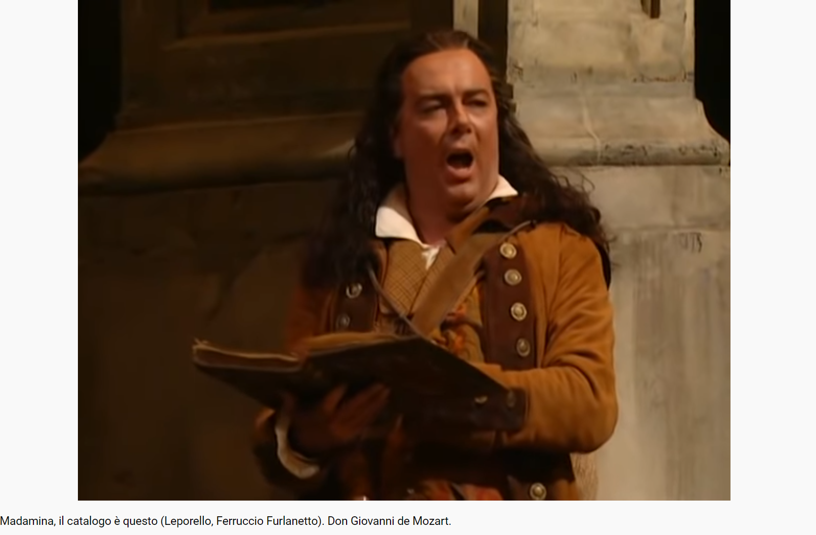 Mozart Don Giovanni Air du Catalogue