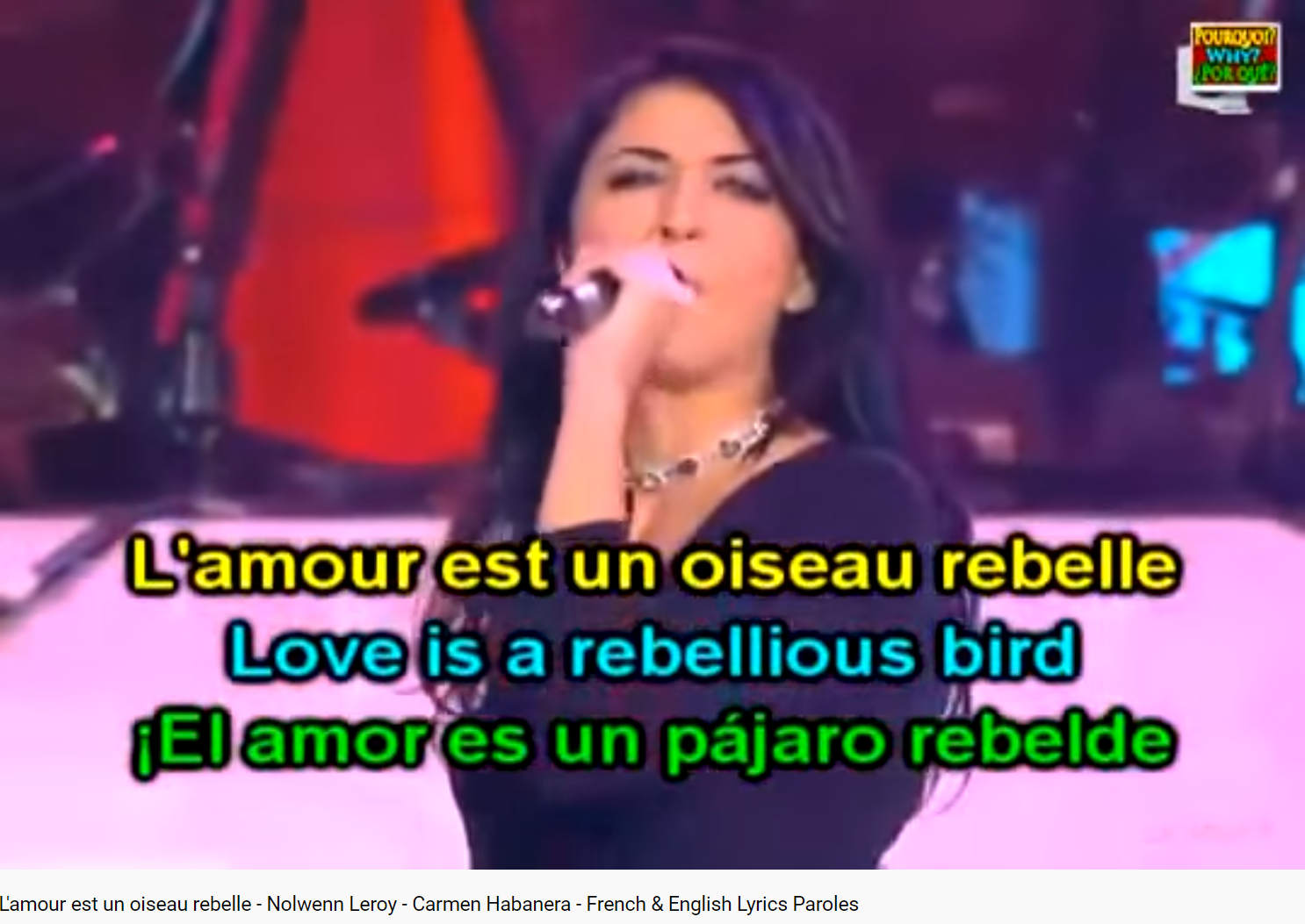 Nolwen Bizet Carmen l'amour est un oiseau rebelle