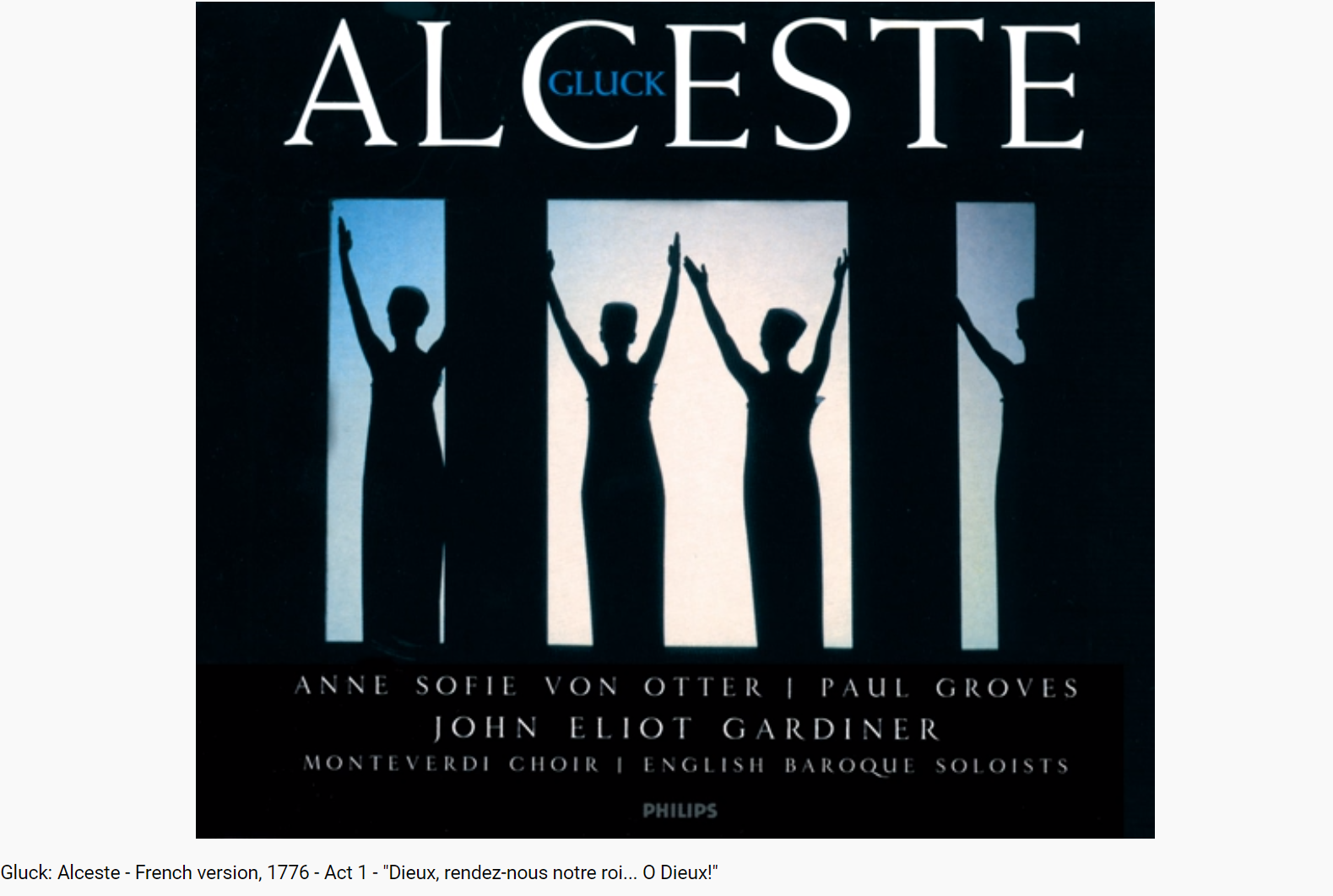 Gluck Alceste Dieux, rendez-nous notre roi