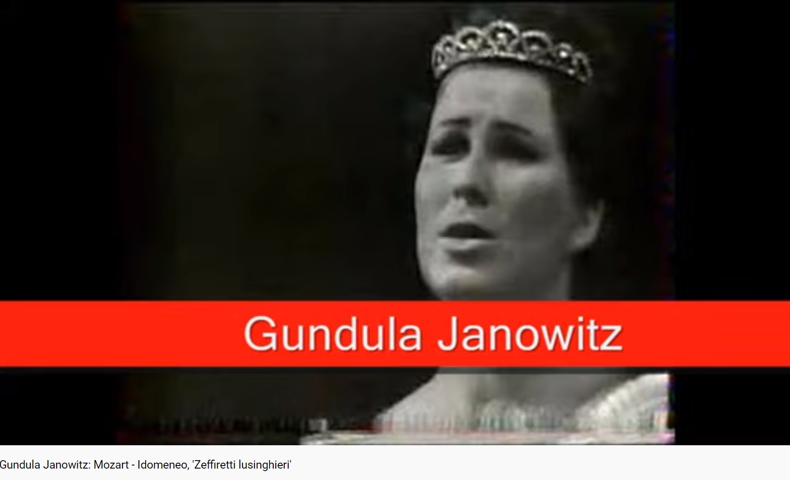 Mozart Idoménée Zeffiretti lusinghieri