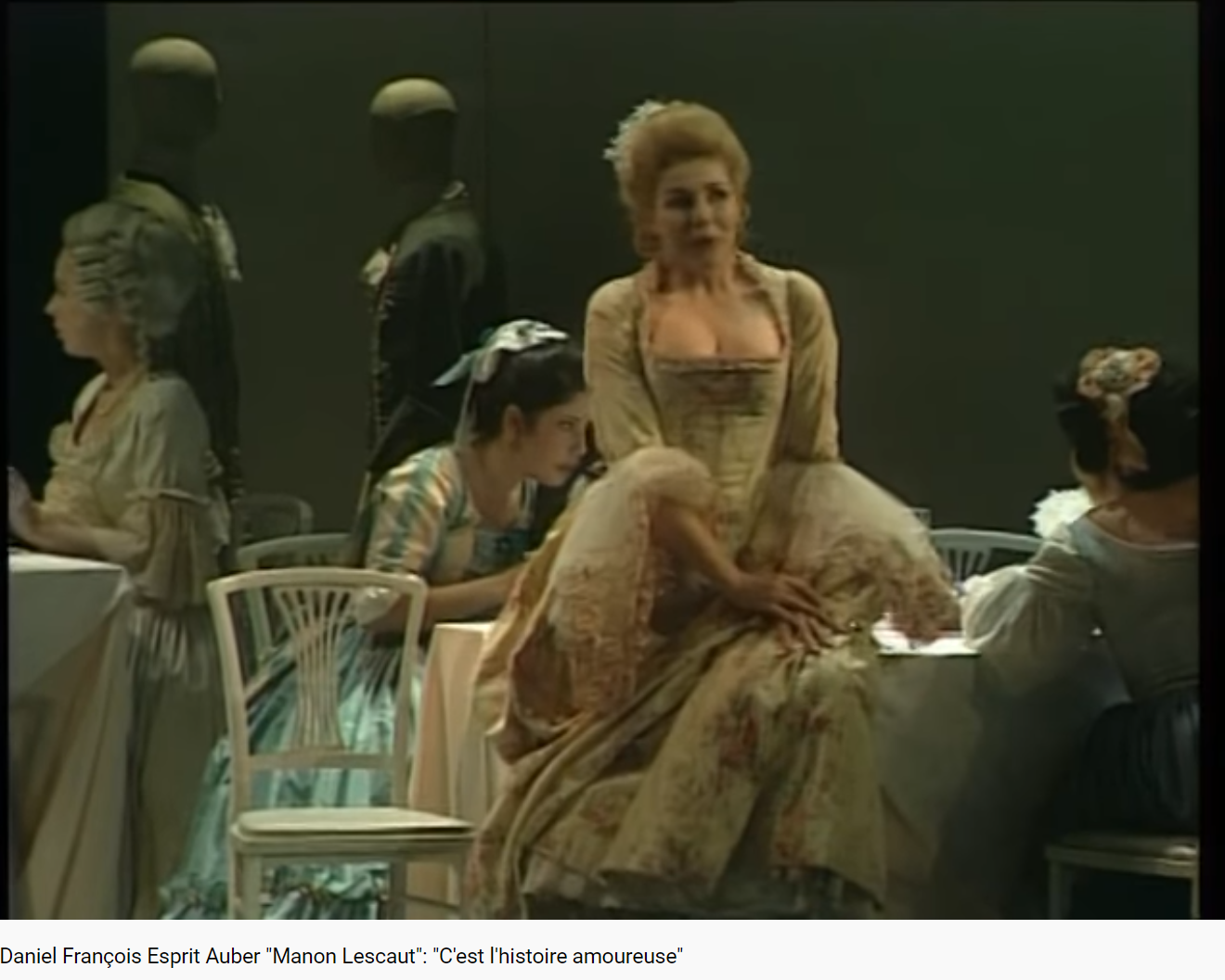 Auber Manon Lescaut C'est l'histoire amoureuse
