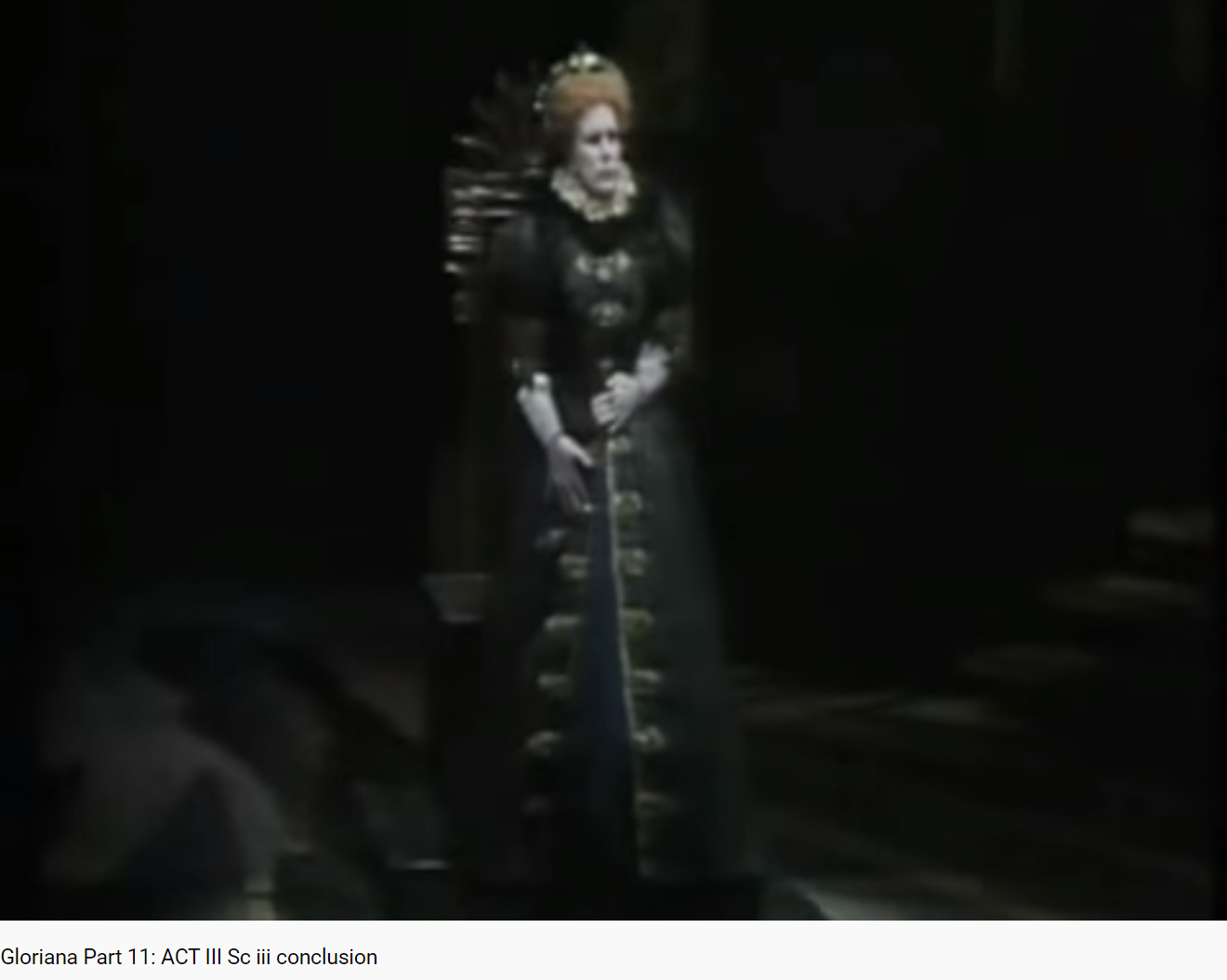 Britten Gloriana Act III scene III conclusion